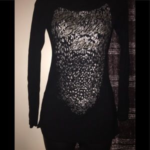 GUess long sleeve black shirt